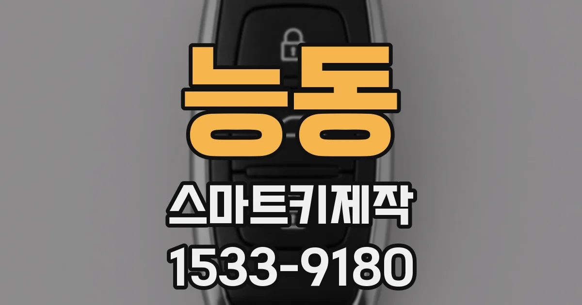 능동 스마트키제작