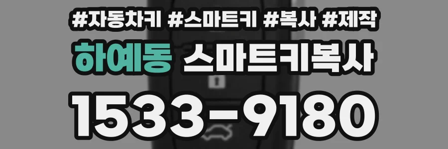 하예동 스마트키복사