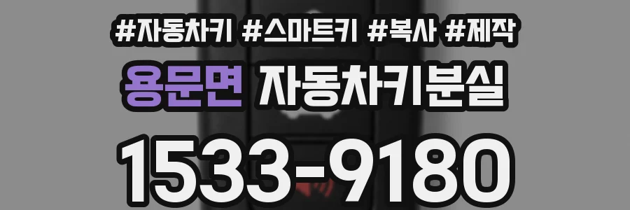 용문면 자동차키분실