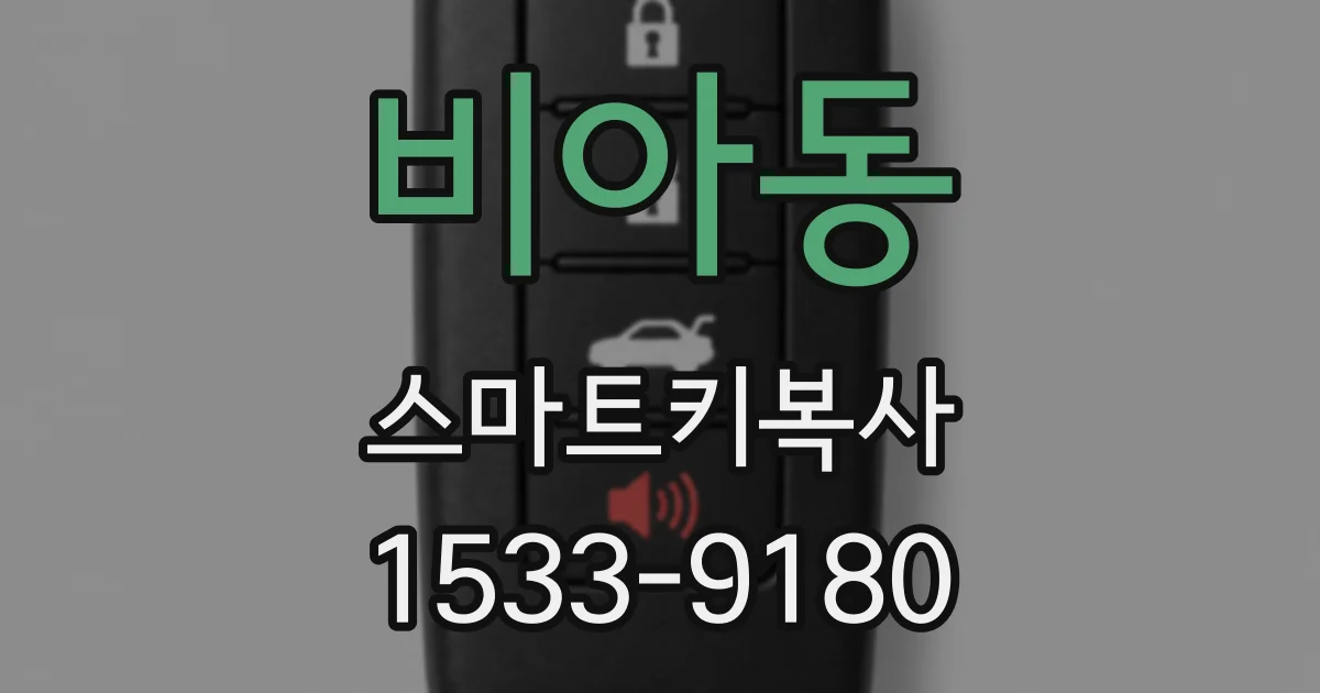 비아동 스마트키복사