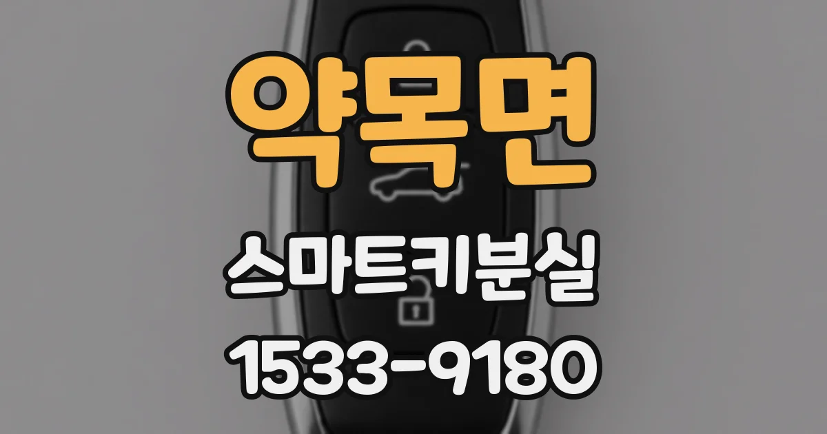 약목면 스마트키분실