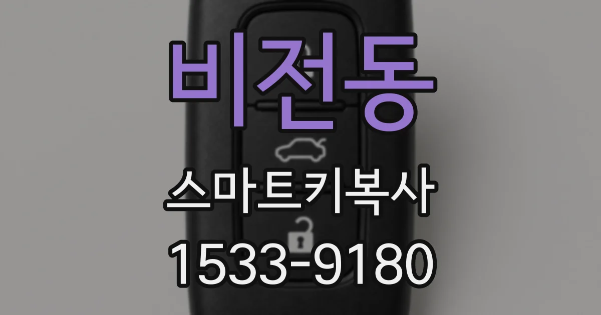 비전동 스마트키복사