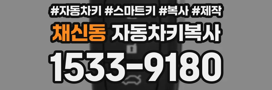 채신동 자동차키복사