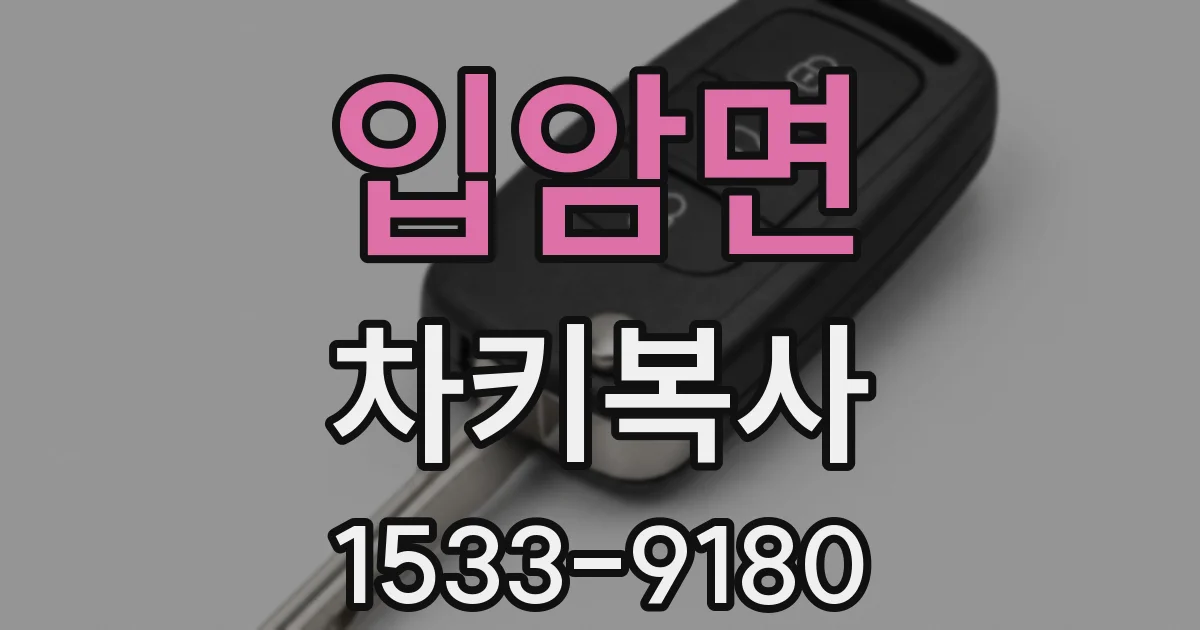입암면 차키복사