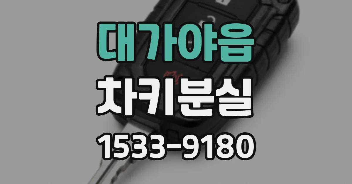 대가야읍 차키분실