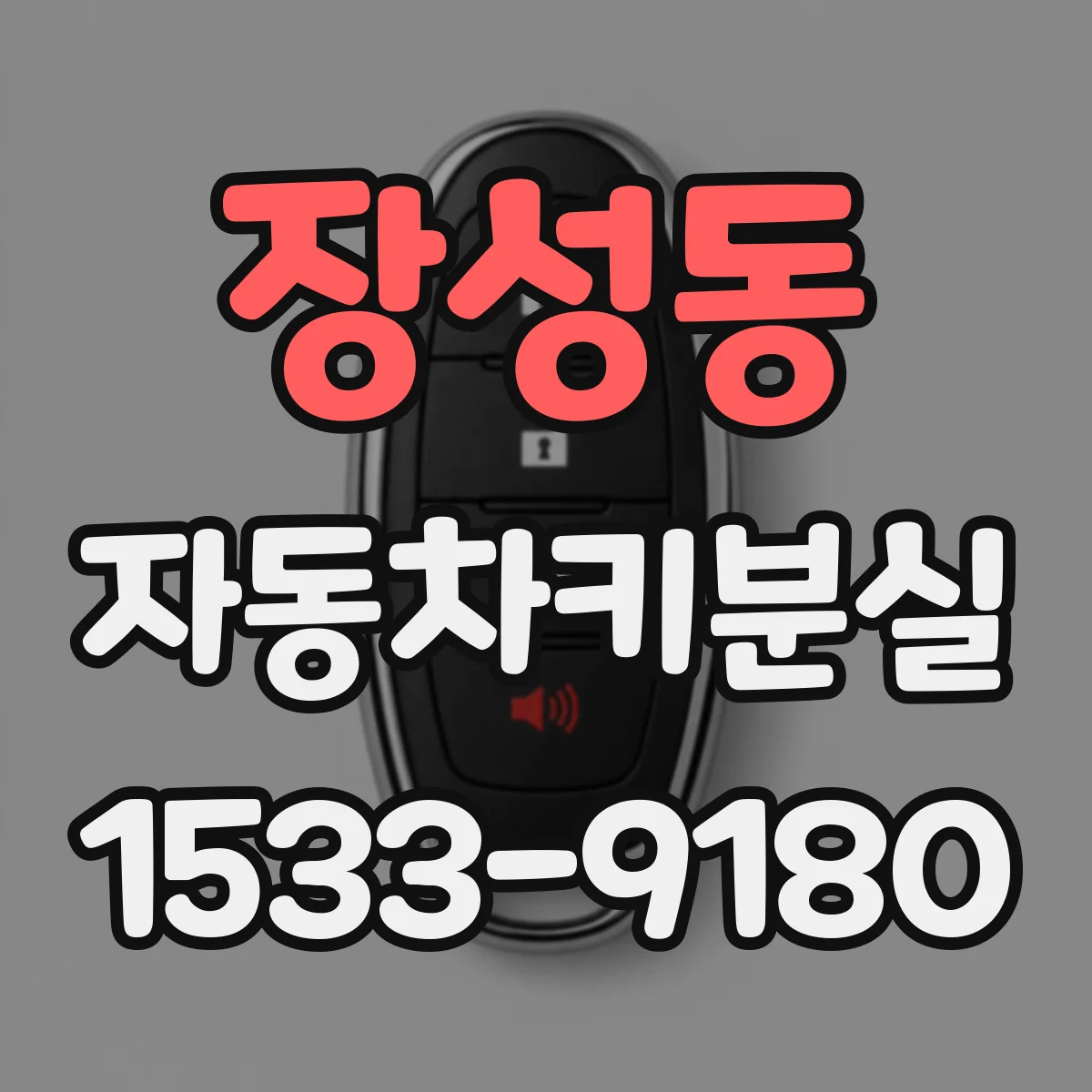 장성동 자동차키분실