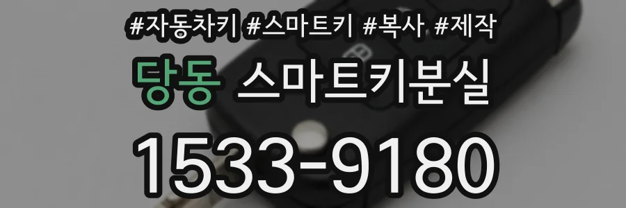 당동 스마트키분실