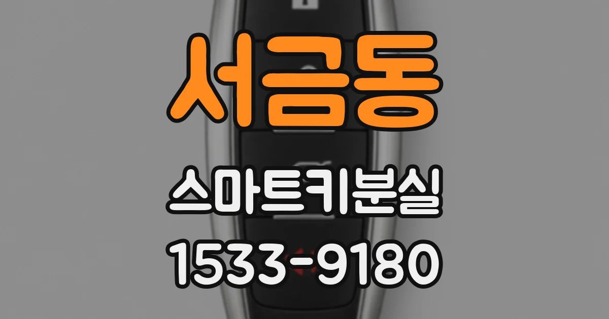 서금동 스마트키분실