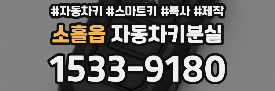 소흘읍 자동차키분실