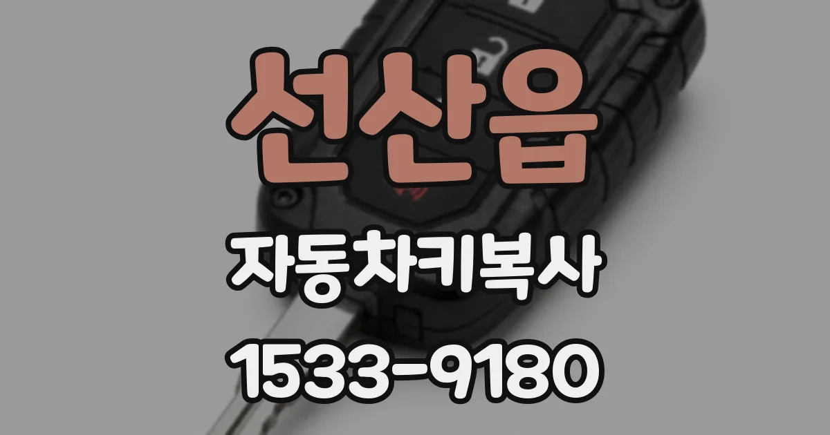 선산읍 자동차키복사