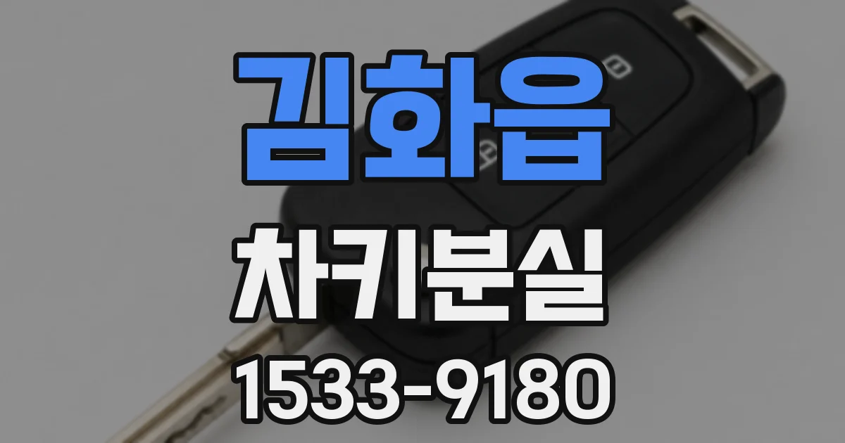 김화읍 차키분실