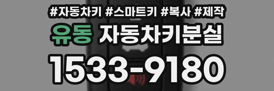 유동 자동차키분실