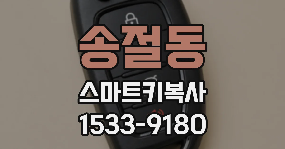 송절동 스마트키복사