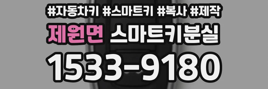 제원면 스마트키분실