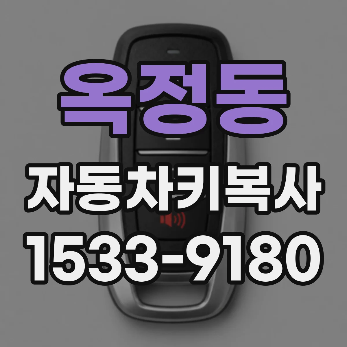 옥정동 자동차키복사