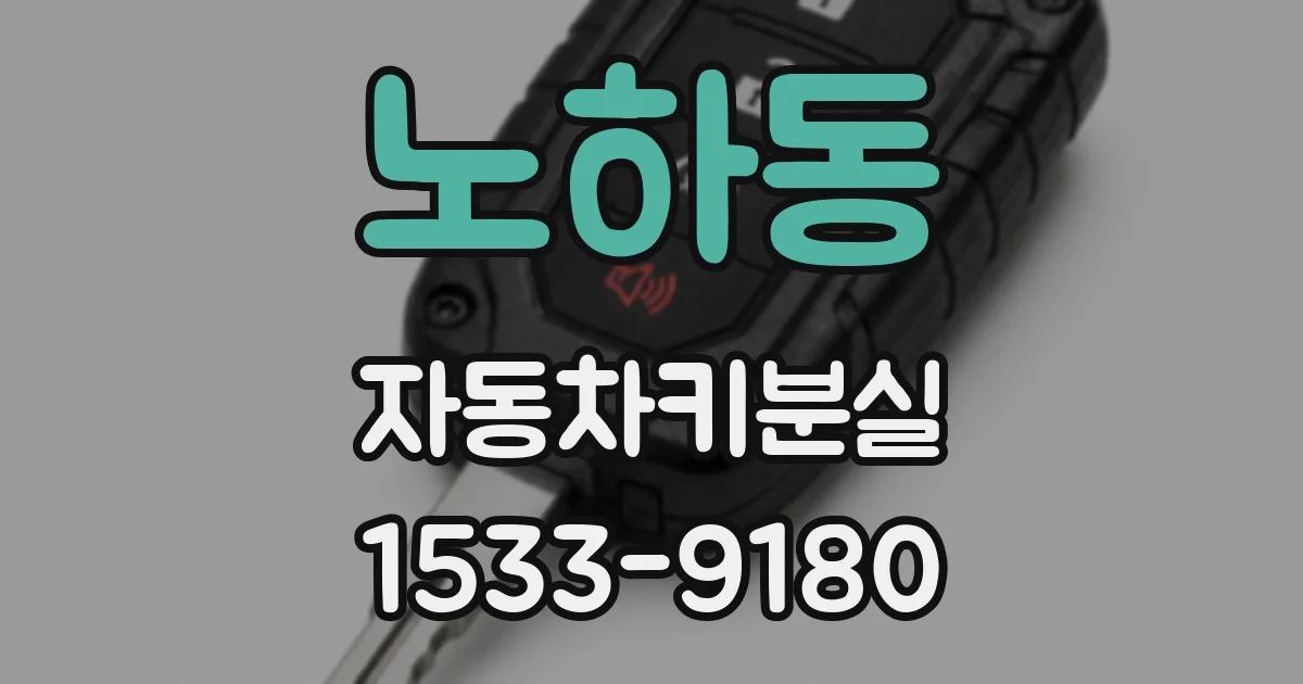 노하동 자동차키분실