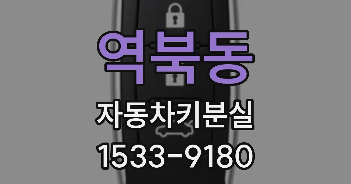 역북동 자동차키분실
