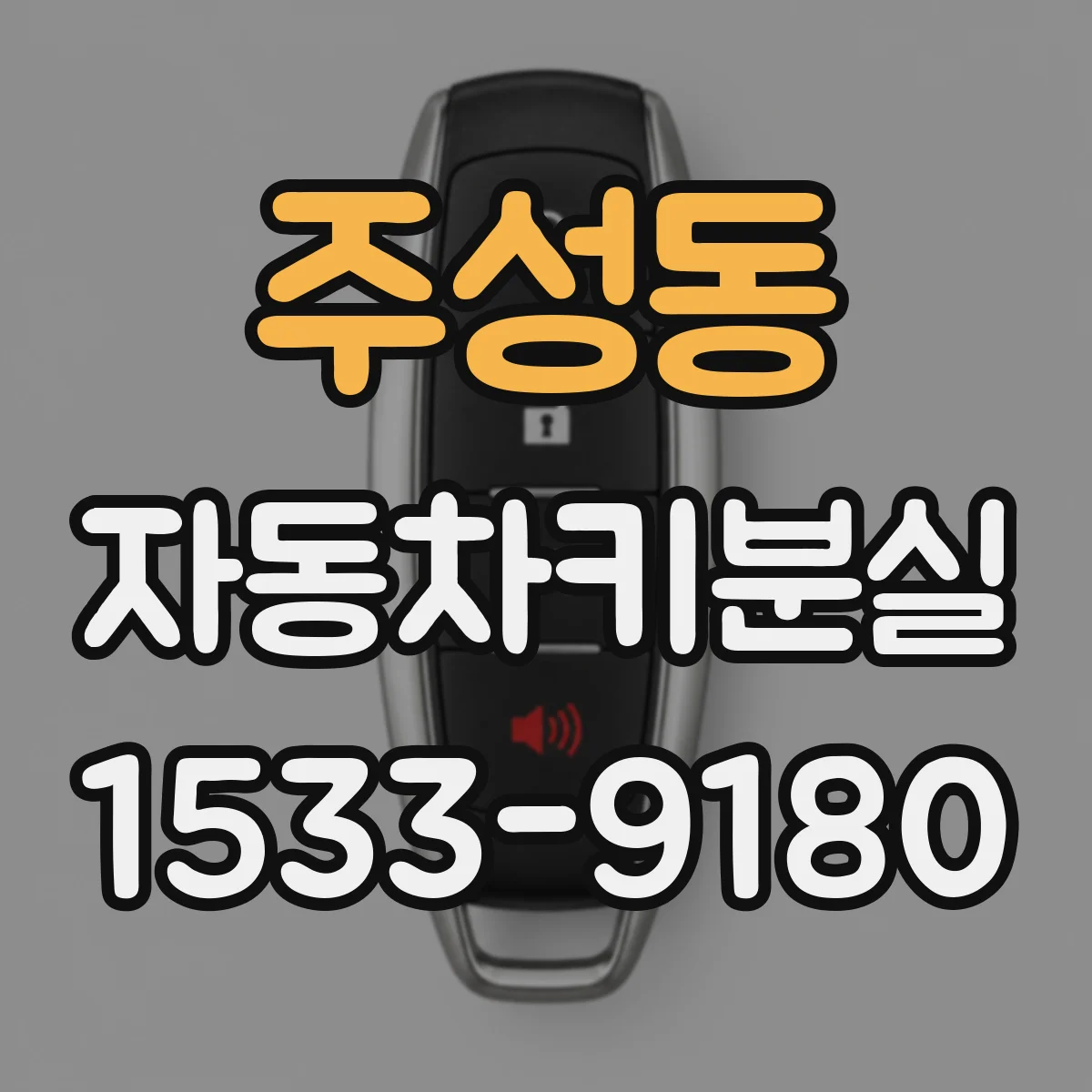주성동 자동차키분실
