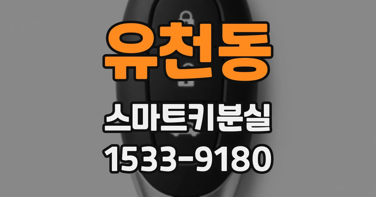 유천동 스마트키분실
