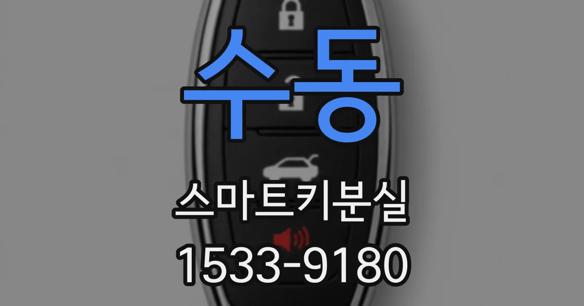 수동 스마트키분실