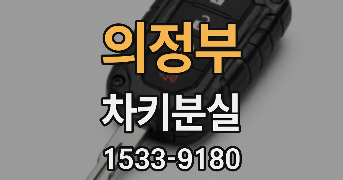 의정부 차키분실