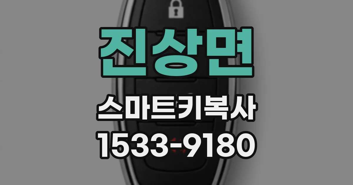 진상면 스마트키복사