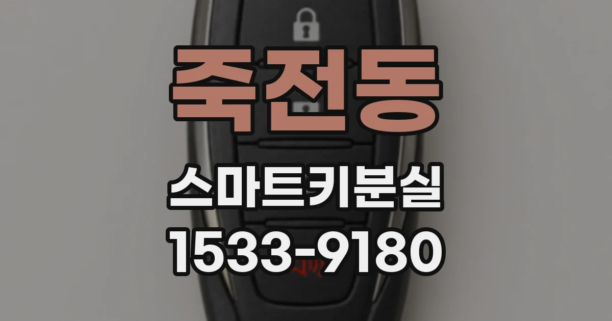 죽전동 스마트키분실