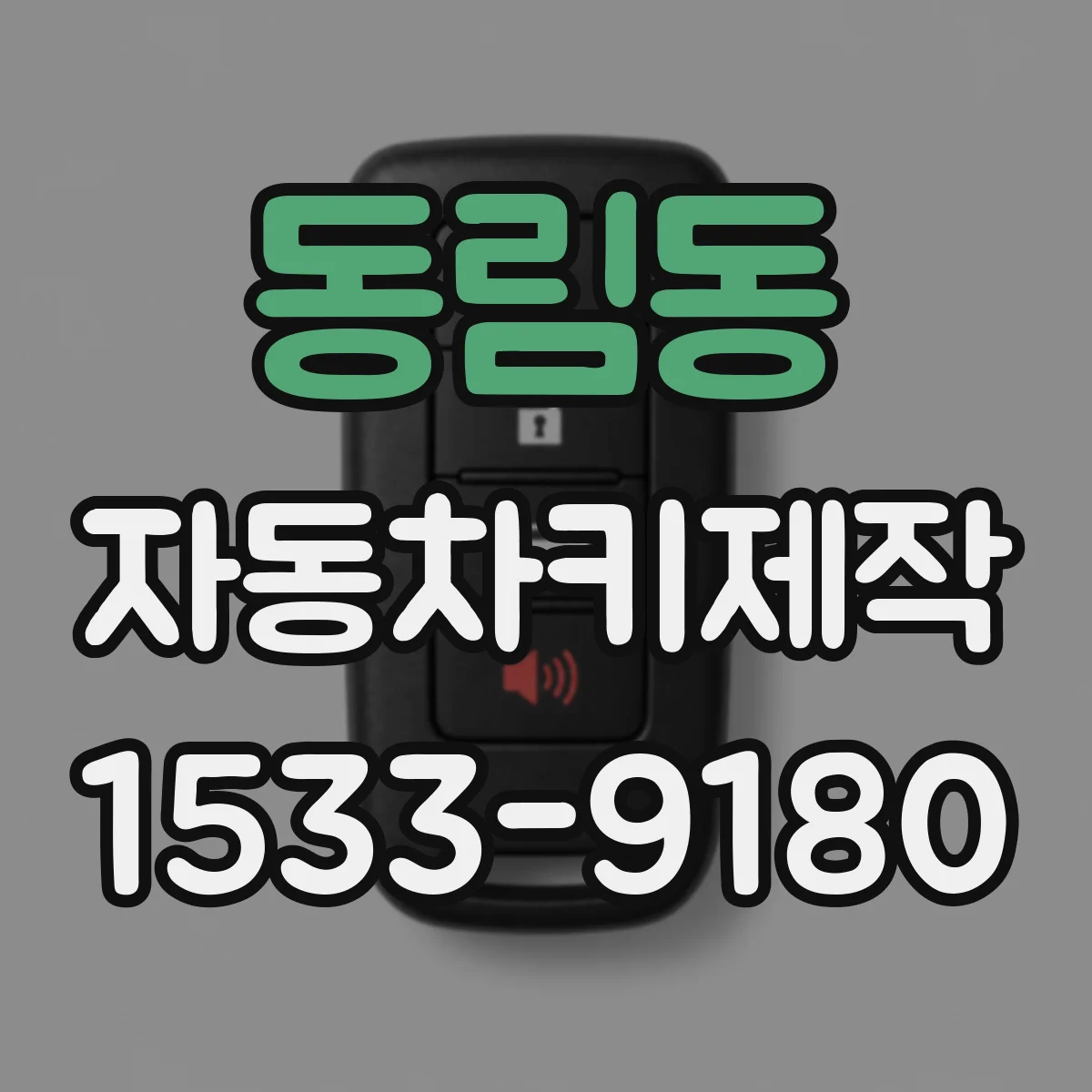 동림동 자동차키제작