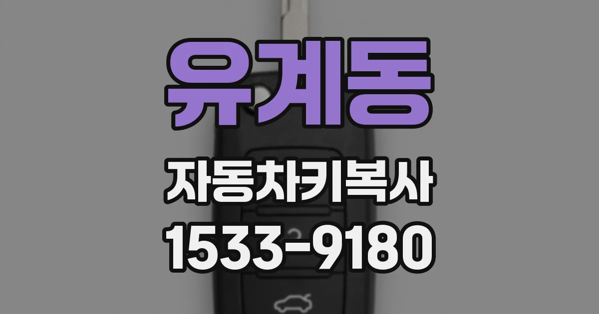 유계동 자동차키복사