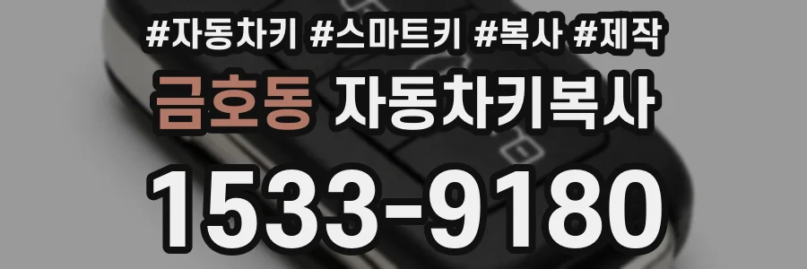 금호동 자동차키복사
