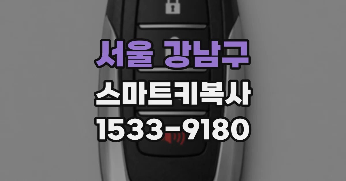 서울 강남구 스마트키복사