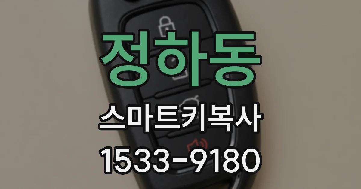 정하동 스마트키복사