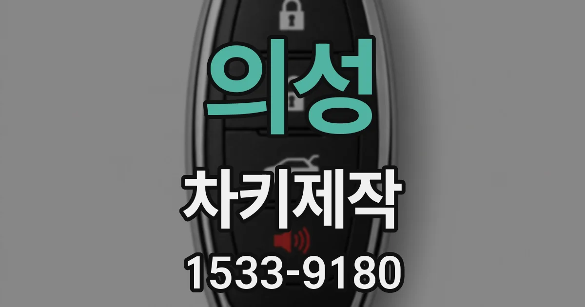 의성 차키제작