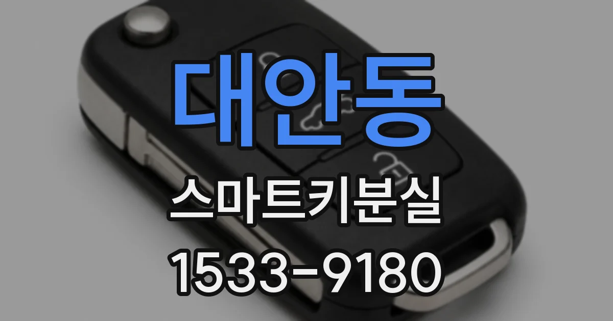 대안동 스마트키분실