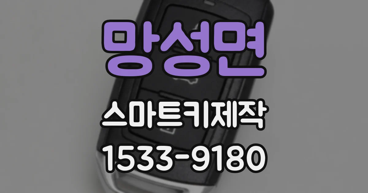 망성면 스마트키제작