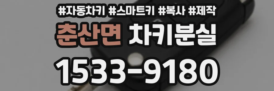 춘산면 차키분실