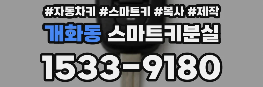 개화동 스마트키분실