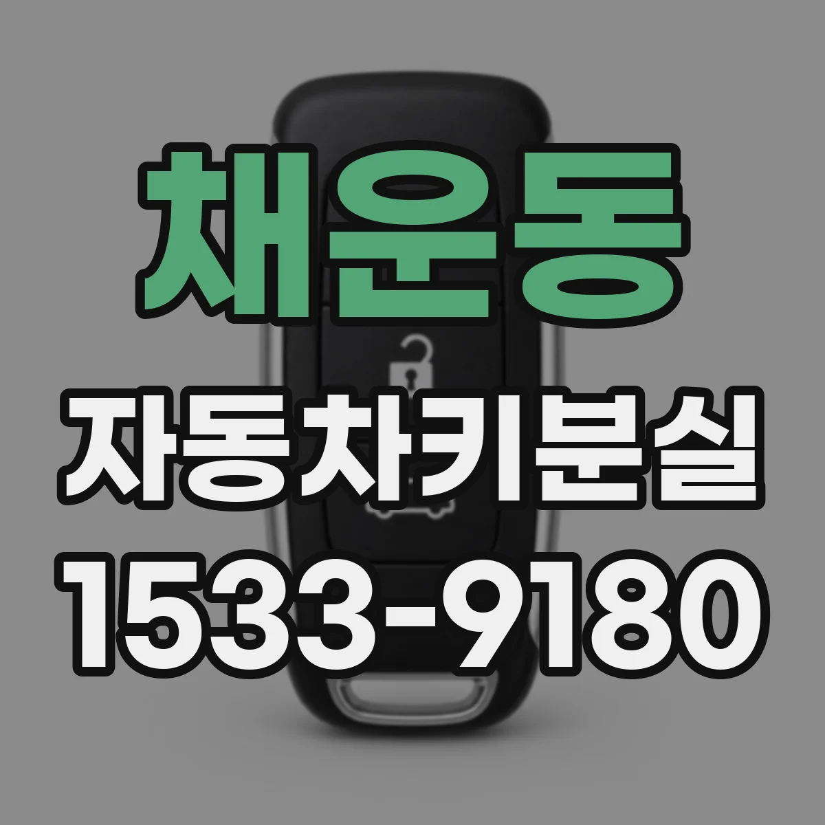 채운동 자동차키분실