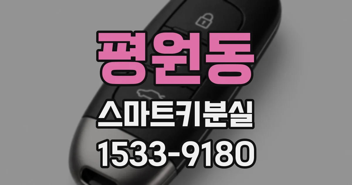 평원동 스마트키분실