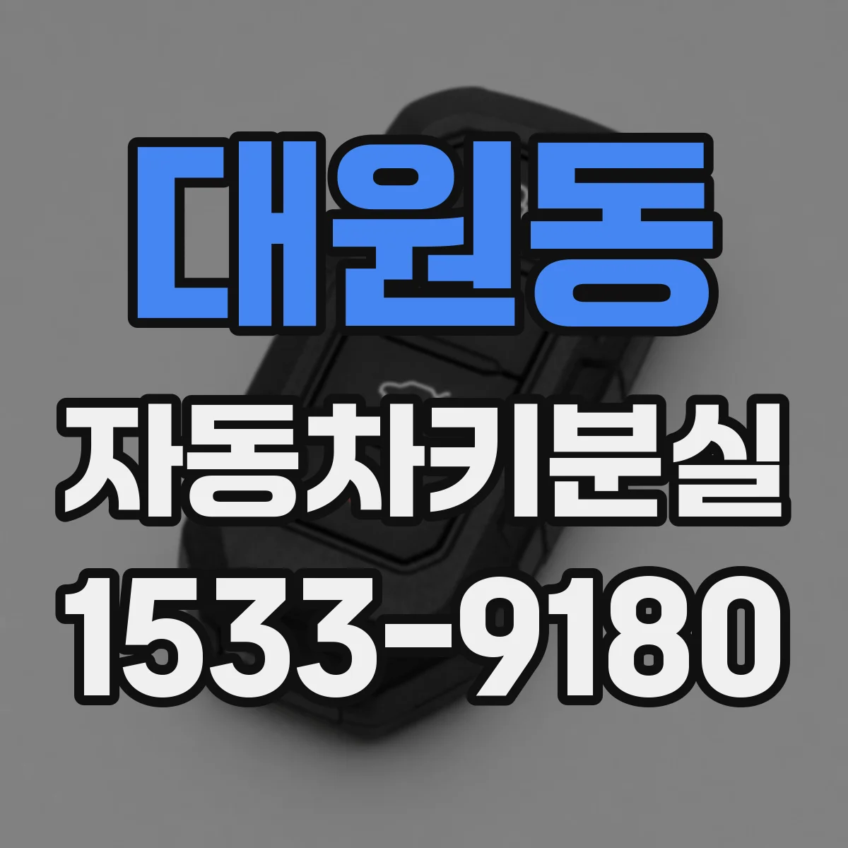 대원동 자동차키분실