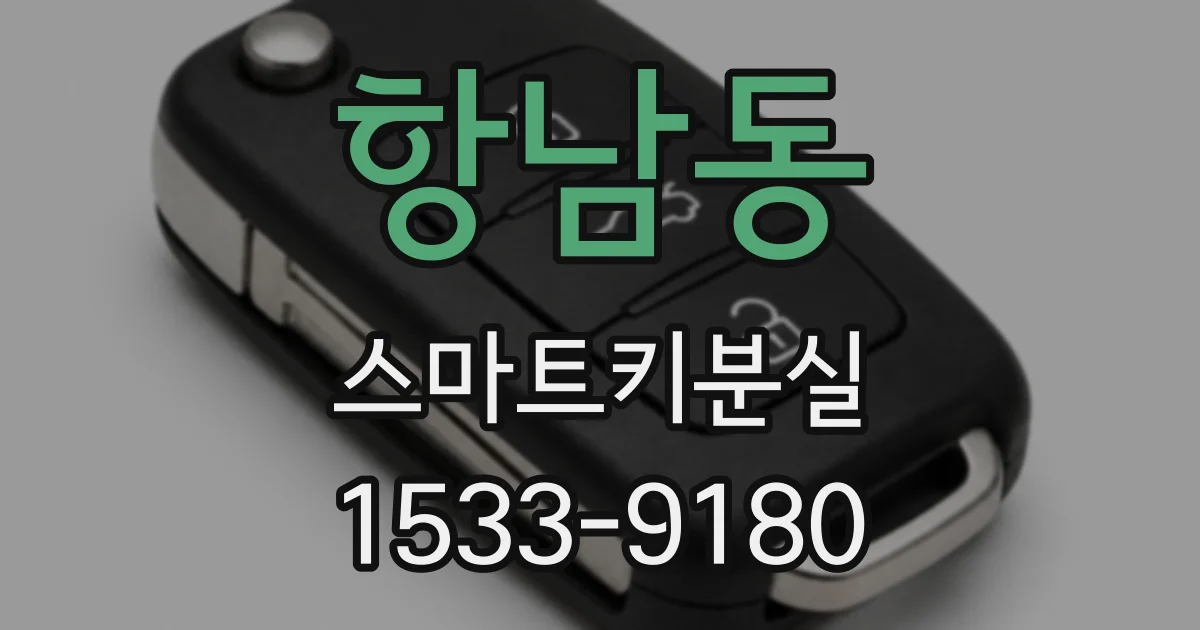항남동 스마트키분실