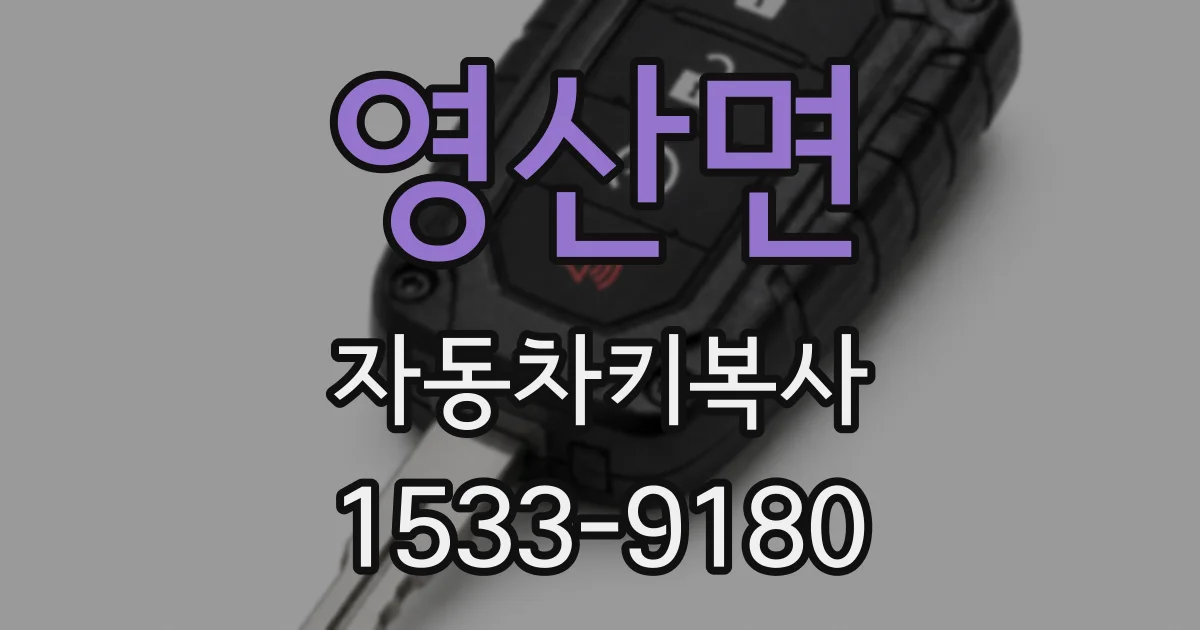 영산면 자동차키복사