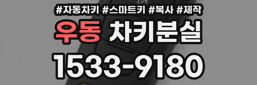 우동 차키분실