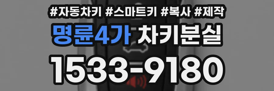 명륜4가 차키분실