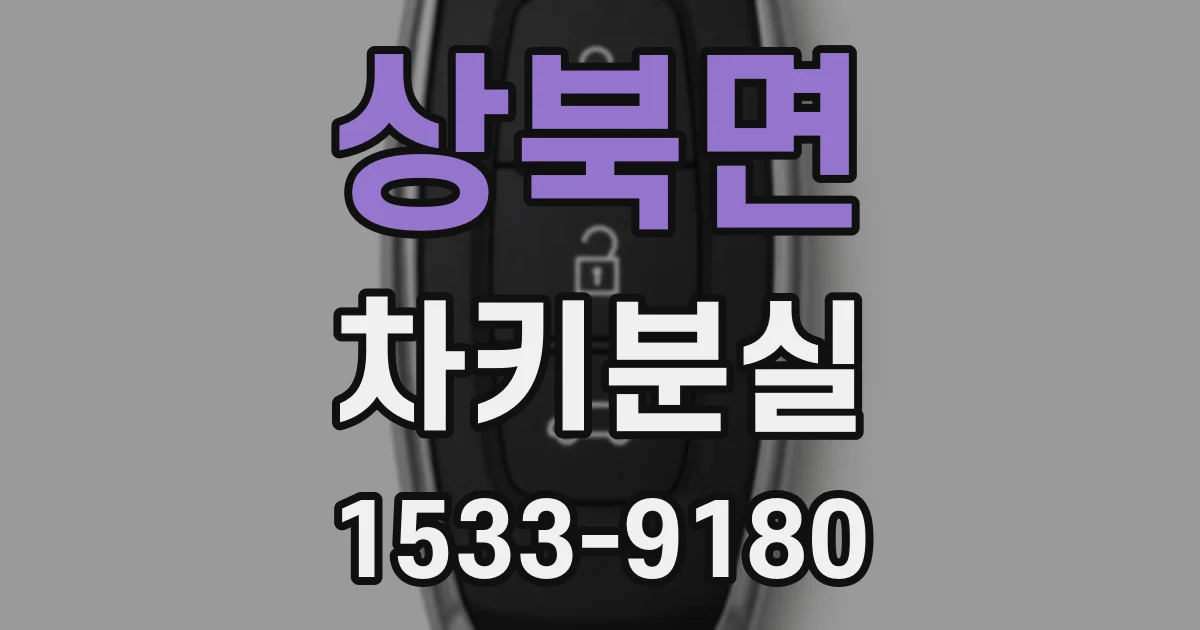 상북면 차키분실