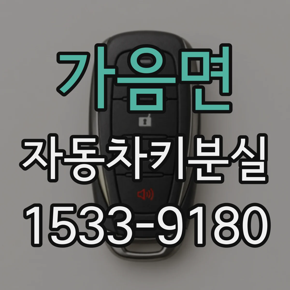 가음면 자동차키분실