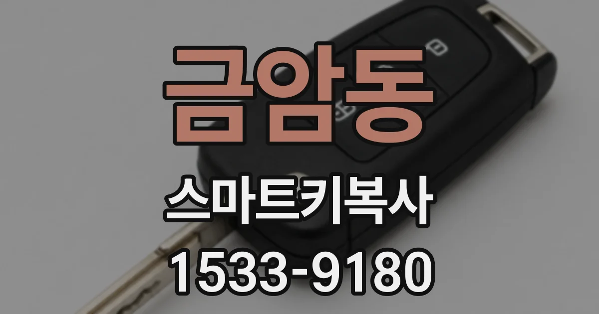 금암동 스마트키복사