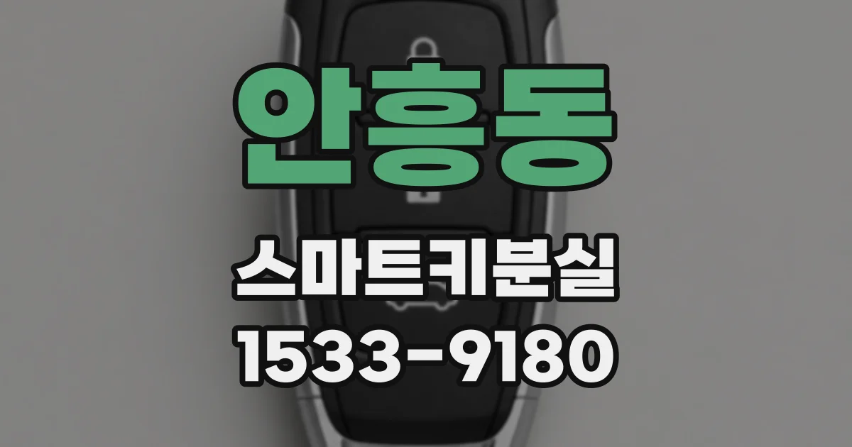 안흥동 스마트키분실