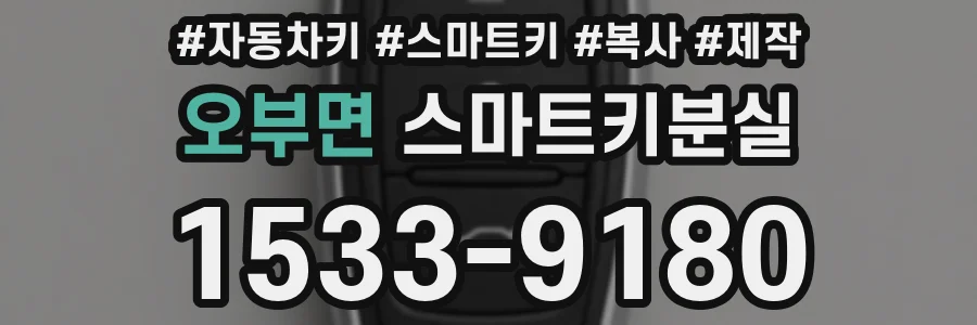 오부면 스마트키분실