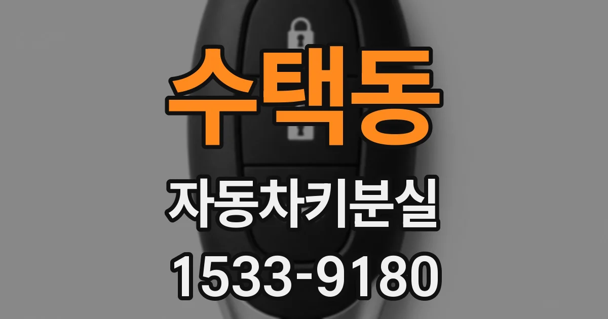수택동 자동차키분실